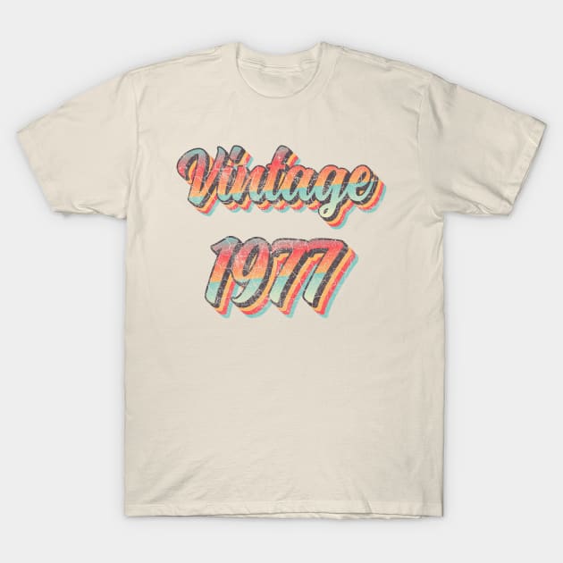 1977 T-Shirt by vladocar